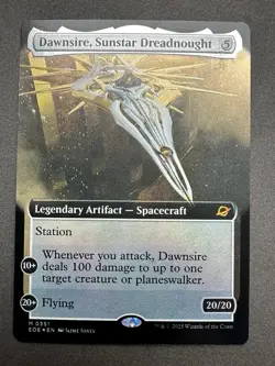 Dawnsire, Sunstar Dreadnought Extended Commander EDH Foil Borderless NM - Image 1