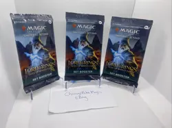 x3 The Lord of the Rings Set Booster Packs | NEW | MTG Magic the Gathering - Image 1