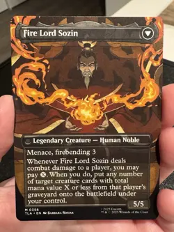 Fire Lord Sozin M 0356, NM Borderless, MTG Avatar the Last Airbender, TLA, Rise - Image 3