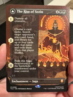 Fire Lord Sozin M 0356, NM Borderless, MTG Avatar the Last Airbender, TLA, Rise - Image 4