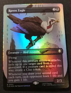 Raven Eagle - Foil - Borderless - TLA - MTG - EN - NM - 0324 - Image 1