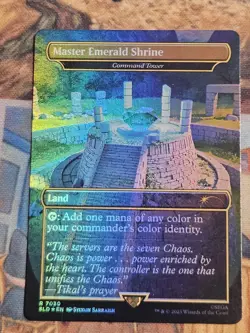 MTG - Secret Lair - Sonic the Hedgehog - Master Emerald Shrine - FOIL - Image 1