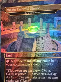 MTG - Secret Lair - Sonic the Hedgehog - Master Emerald Shrine - FOIL - Image 2