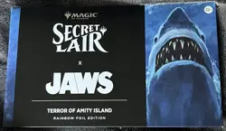 MAGIC THE GATHERING SECRET LAIR X JAWS: TERROR OF AMITY ISLAND RAINBOW FOIL - Image 2