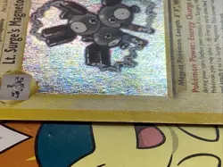 Lt. Surge's Magneton - Holo Gym Heroes 8/132 Unlimited Holo Rare -Pokemon TCG-LP - Image 3