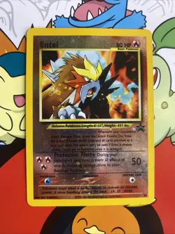 Entei #34 Black Star Promo Reverse Holo WotC Vintage Pokemon TCG LP 008 - Image 1