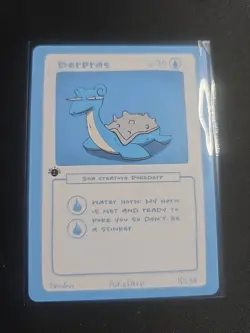 Derpras (Lapras) 10/38 - 1st Edition Pokederp Second Print Fan Art - Pokemon - Image 1