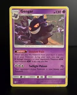 Pokemon TCG - GENGAR - 70/214 - RARE - SUN & MOON: UNBROKEN BONDS (2019) - HP/MP - Image 1