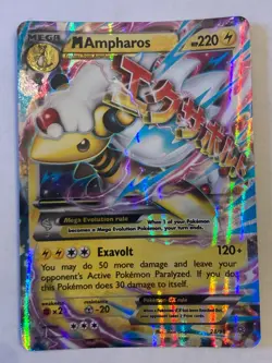 Pokemon TCG M Ampharos EX - Ancient Origins - 28/98 - LP - Image 1