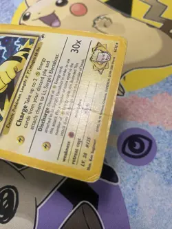 Pokemon TCG Holo Lt. Surge's Electabuzz 6/132 DMG/HP Gym Heroes 2000 English - Image 5