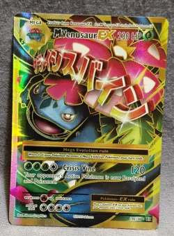 Pokemon M Venusaur EX 100/108 XY Evolutions Ultra Rare Foil 2016 = NM - Image 1
