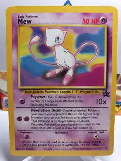 Pokemon Karte Mew I 8 I Blackstar Promo 2000 Kino I Vintage I Englisch I NM - Image 1