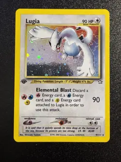 Pokemon TCG Lugia Neo Genesis 1st Edition Holo Rare - Image 1