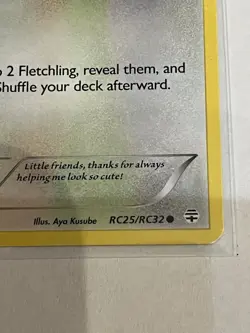 Fletchling RC25/RC32 Generations Radiant Collection 2016 Common Pokemon TCG - Image 4