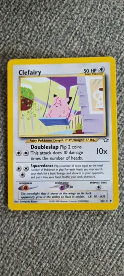 Clefairy- Pokemon TCG - MP - Uncommon - Neo Genesis 30/111 - Image 1