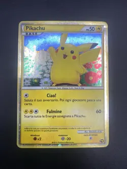 Pokemon Pikachu 2010 World Collection Italian PW Promo LP - Image 1
