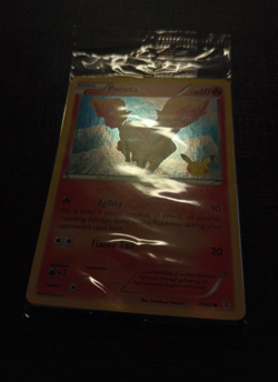 Pokemon "Ponyta" 14/83 *Holo* 20th Anniversary - English - NM/Mint - Image 4