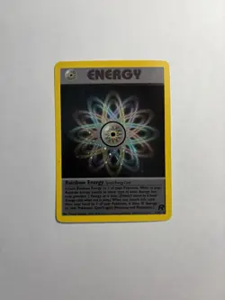 POKEMON TCG RAINBOW ENERGY TEAM ROCKET HOLO 17/82 LP/NM - Image 2
