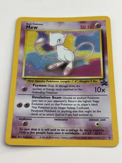 Mew 09/53 Wotc Black Star Promo Holo Rare Pokemon LP - Image 5
