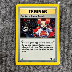 Vintage Pokemon - Team Rocket - Rocket's Sneak Attack - 16/82 Holo NM Unlimited - Image 1