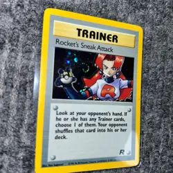 Vintage Pokemon - Team Rocket - Rocket's Sneak Attack - 16/82 Holo NM Unlimited - Image 3