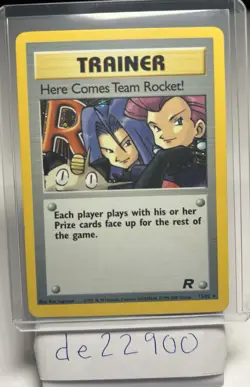 Pokemon TCG Here Comes Team Rocket #15 Holo Trainer Team Rocket Set - Image 1