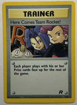 Pokemon TCG Here Comes Team Rocket #15 Holo Trainer Team Rocket Set - Image 2