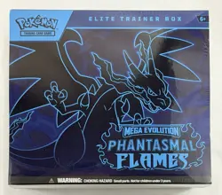 POKEMON TCG MEGA EVOLUTION PHANTASMAL FLAMES ETB ELITE TRAINER BOX SEALED NEW A - Image 1