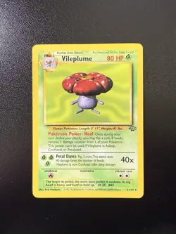 Pokemon TCG Vileplume #31/64 Non Holo Rare Jungle Set WOTC LP+ - Image 3