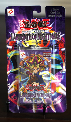 2002 Yugioh LON 1st Edition Labyrinth of Nightmare Blister Pack Sealed TCG - Image 1