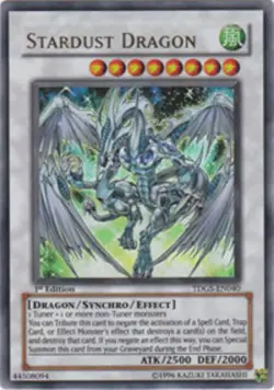 Yugioh! Stardust Dragon - TDGS-EN040 - Ultra Rare - 1st Edition Near Mint, Engli - Image 1