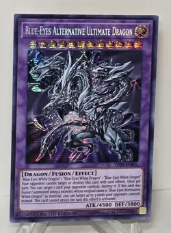 Blue-Eyes Alternative Ultimate Dragon TN19-EN001 Secret Rare Limited Yugioh NM/M - Image 1