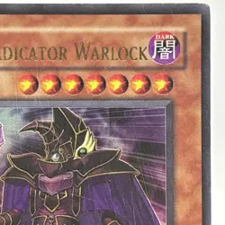 Yugioh Dark Eradicator Warlock SD6-EN001 Ultra Rare 1st Ed LP - Image 3