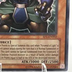 Yu-Gi-Oh! Movie Exclusive Pack - Andro Sphinx EP1-EN002 NM - Image 5