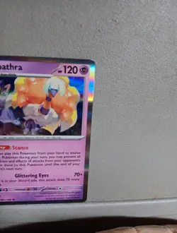 REVERSE HOLO Espartha 081/182 NM / M - RARE Paradox Rift Pokemon Card - Image 3