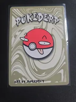 Pokederp 2 1st Edition Blubbery - Vileplume 24/38 Custom Derpy Card - Image 2