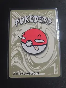 Pokederp 2 1st Edition Magno - Megnemite 27/38 Custom Derpy Card - Image 2