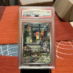 2023 Obsidian Flames Charmander Promo Card #44 PSA 9 - Image 1
