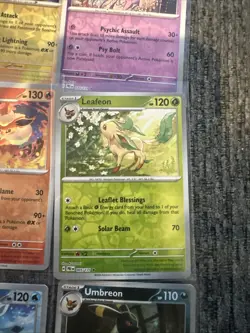 Pokemon Eeveelution Complete REVERSE Holo Card Set Lot PRISMATIC EVOLUTIONS - Image 3