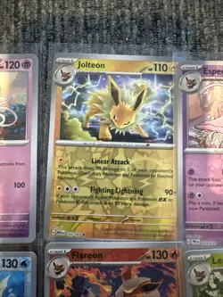 Pokemon Eeveelution Complete REVERSE Holo Card Set Lot PRISMATIC EVOLUTIONS - Image 5