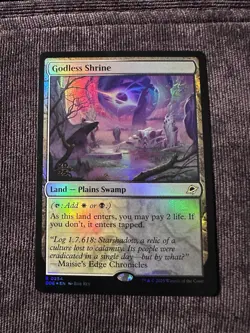 Godless Shrine Edge of Eternities Foil Prerelease Promo Card - Image 1