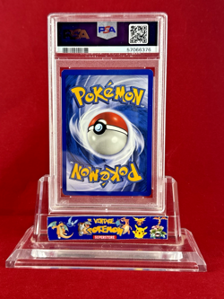 2000 Pokemon Black Star Promo Game Boy MEOWTH holo Card #10 PSA 7 - Image 2