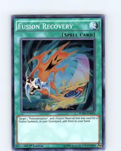 Yu-Gi-Oh TCG Fusion Recovery FUEN-EN043 1st Edition Super Rare Card NM - Image 1
