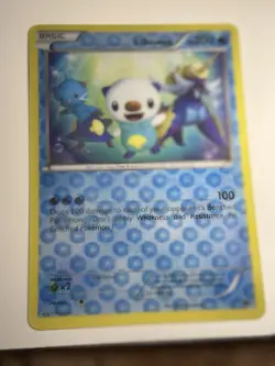 Pokemon Jumbo Oversized 'S Oshawott B&W Black Star Lenticular Promo Card rare - Image 1