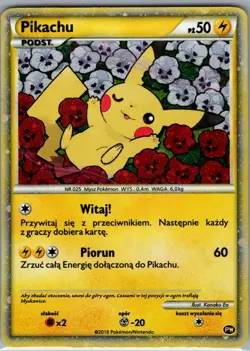 Pikachu (Polish) PW 8 Holo Pikachu World Collection Promos - Pokemon Card - NM - Image 1