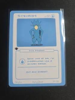 1st Edition Pokederp Set 2 Sirquacks Fan Art Custom Derpy Card - Image 1