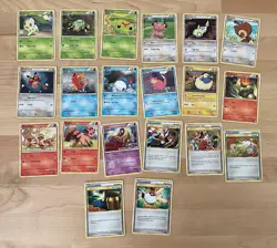 Pokemon TCG HGSS Common Uncommon Regular Cards Lot of 20 NM - E - Image 1