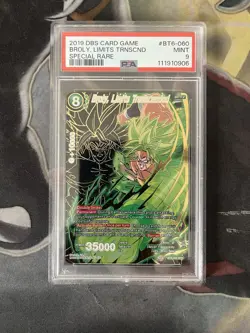 Dragon Ball Super Card Game Broly, Limits Transcended Destroyer Kings PSA 9 - Image 1