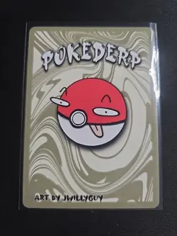 1st Edition Pokederp Set 2 AmiarockU Fan Art Custom Derpy Card - Image 2