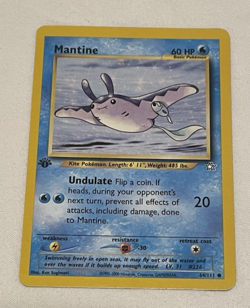 1x Mantine - Neo Genesis - 1st Edition - 64/111 - Pokemon Card - LP - Image 1